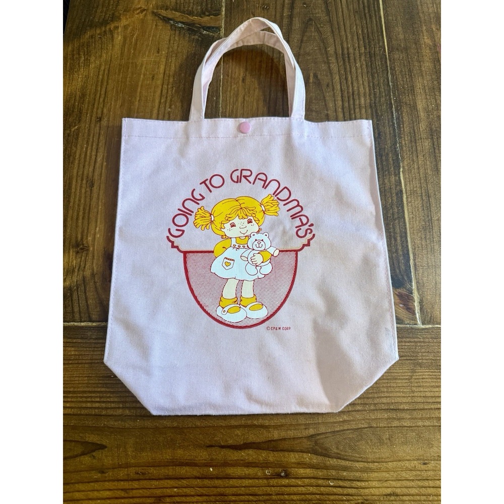 Going To Grandma's Pink Canvas Bag Cabbage Patch Kids Vintage